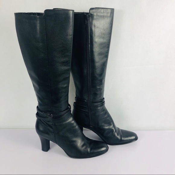 Apostrophe Shoes - NEW Leather boots Ellie 8 ankle straps 3”heel